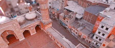 Drone View of Masjid Wazir Khan